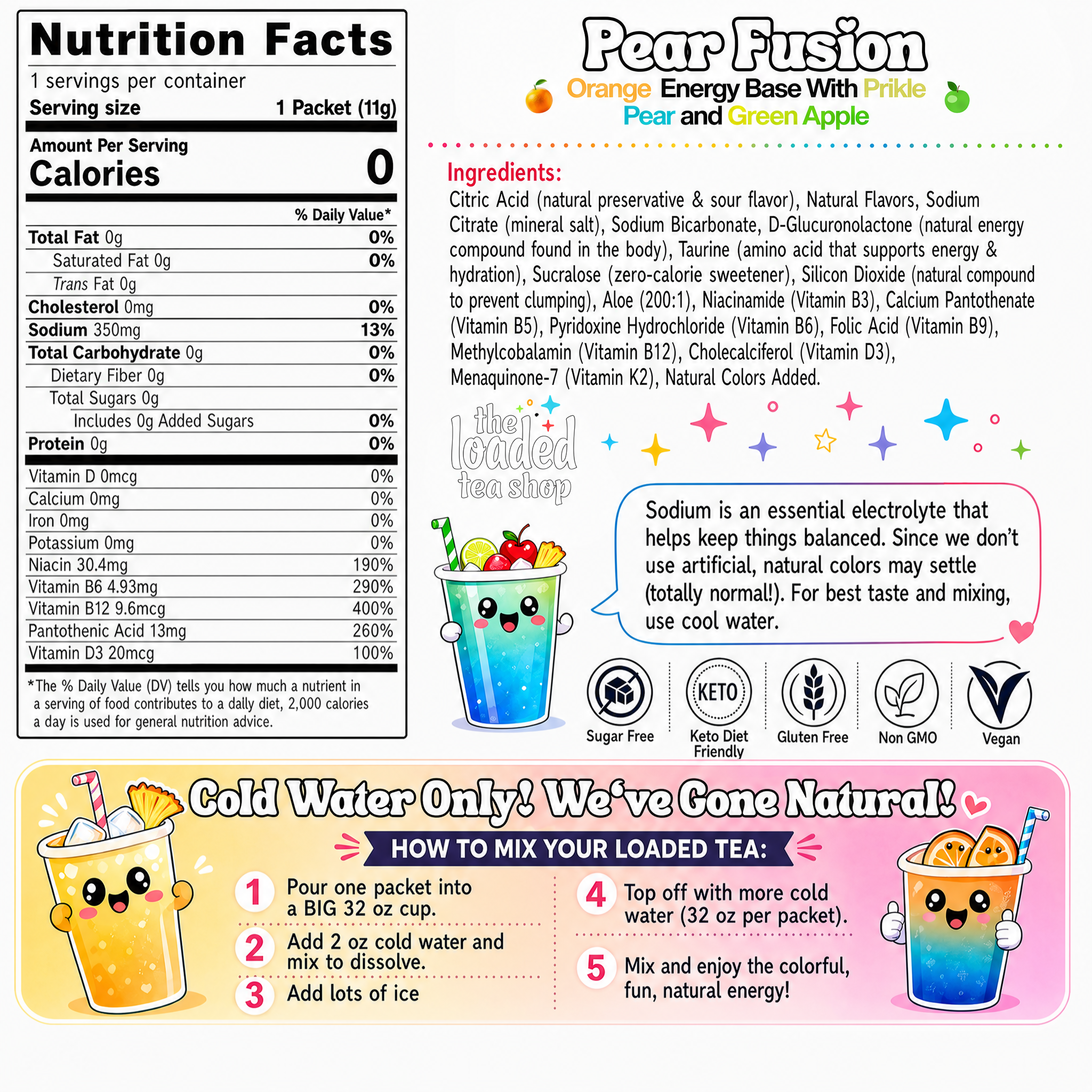 Pear Fusion (Caffeine-Free) - Flavor First Tea
