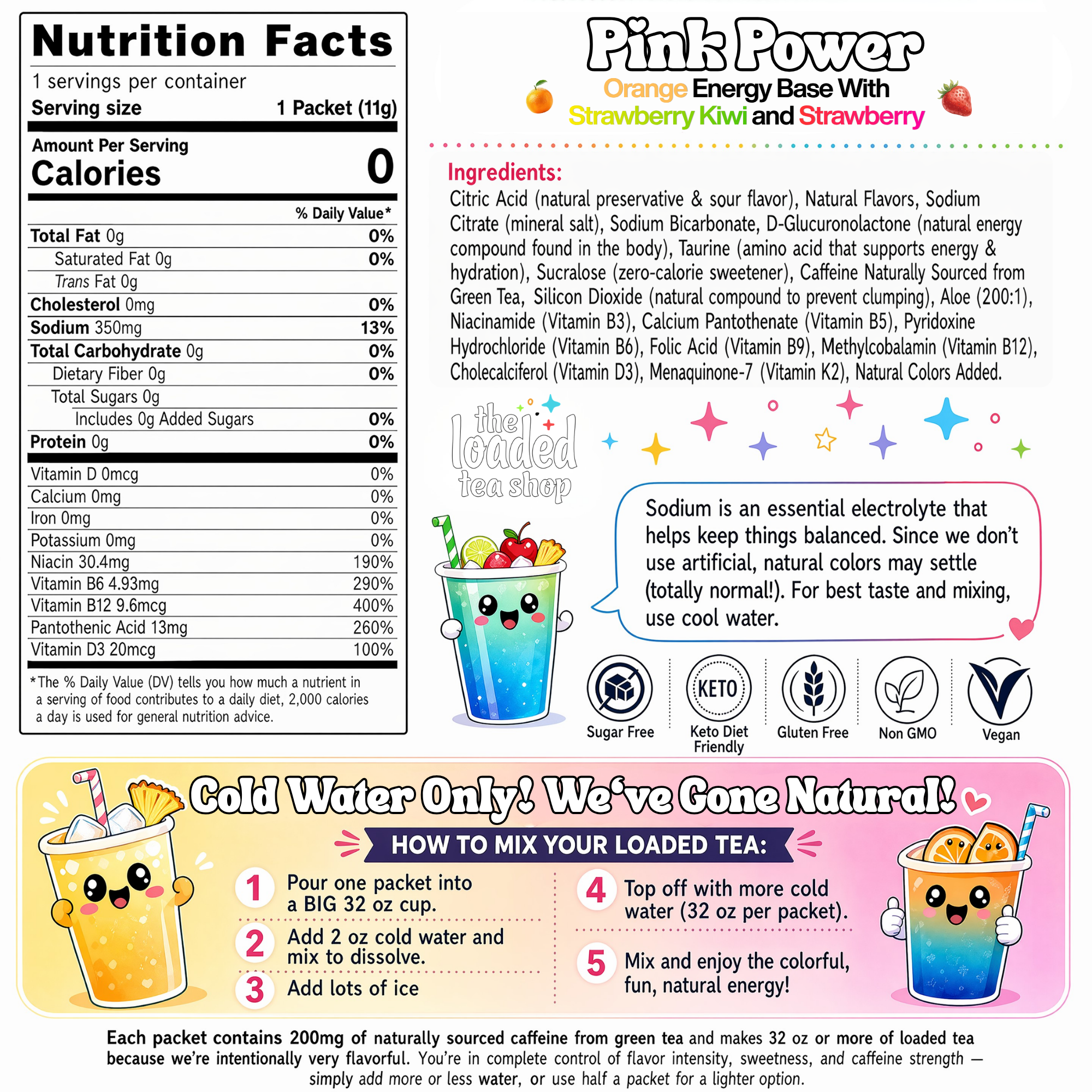 50 Case Pink Power - For Mix Lovers
