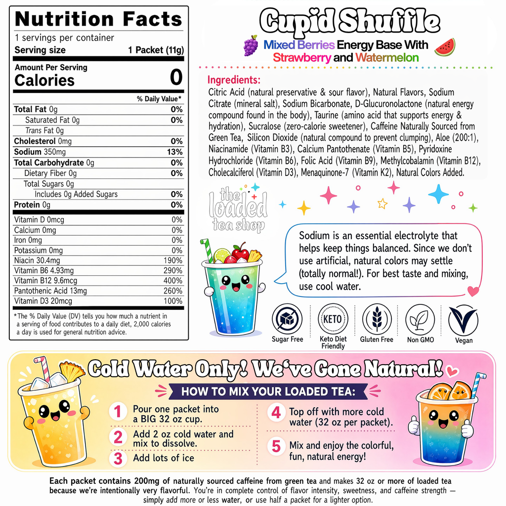 50 Case Cupid Shuffle - Add Flavor Daily