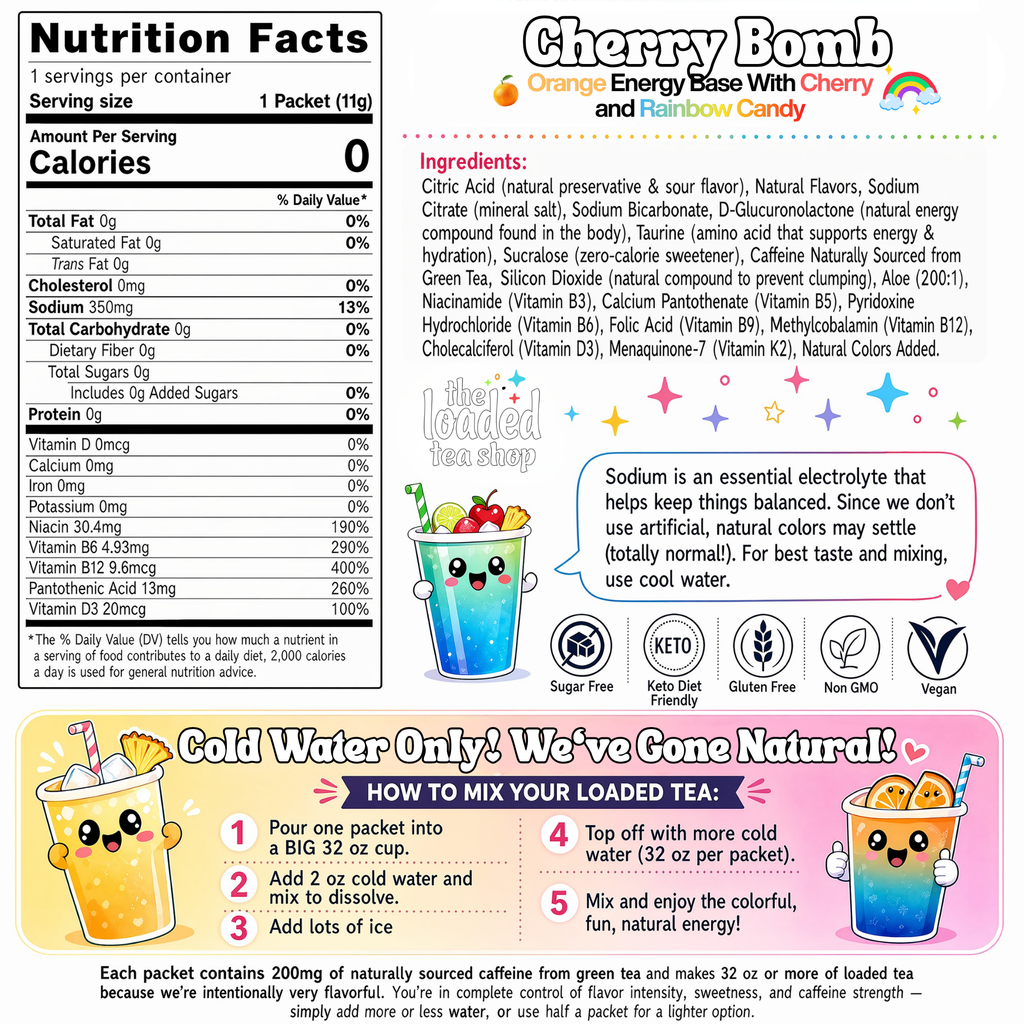 50 Case Cherry Bomb - Keep It Flavorful