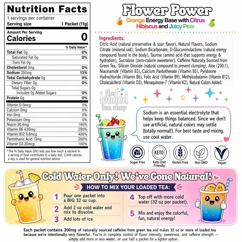 50 Case Flower Power - Tea Bundle Pick