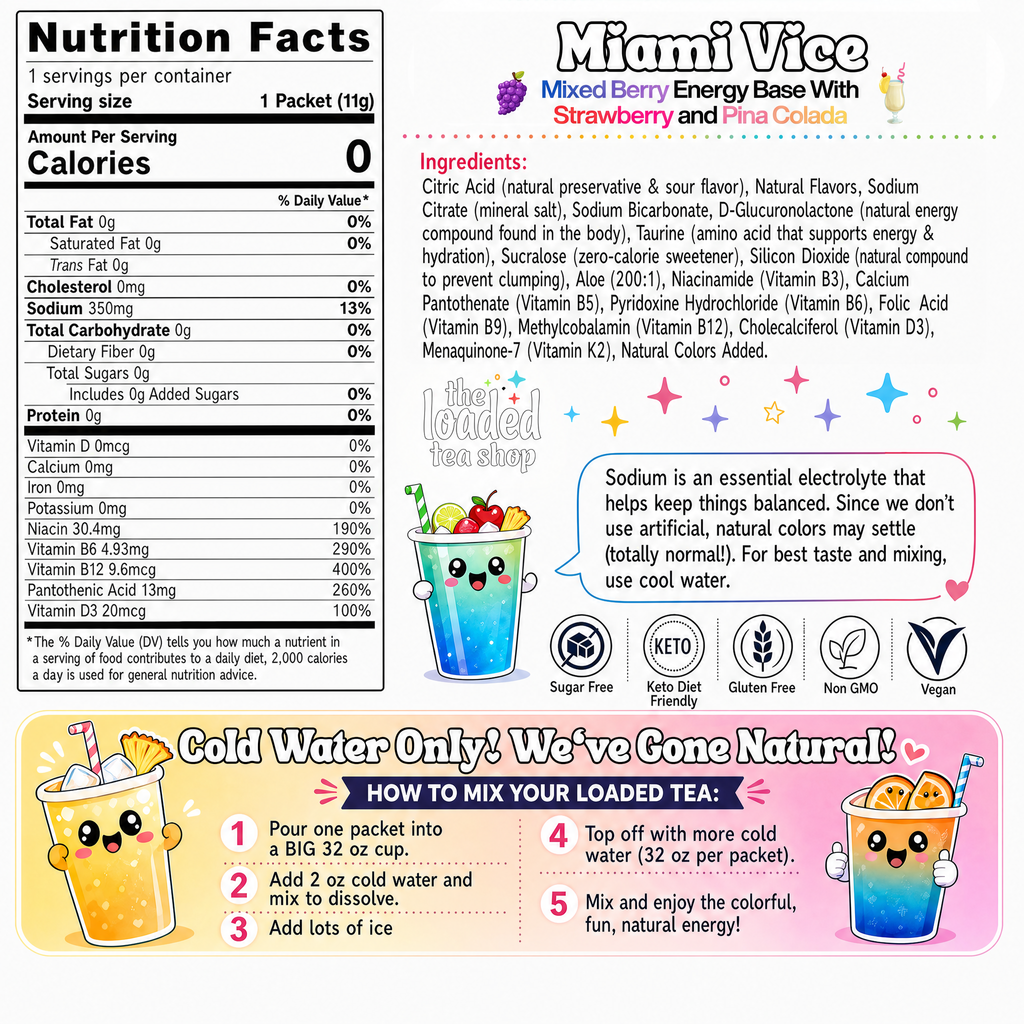 Miami Vice (Caffeine-Free) - Simple Tea Mix