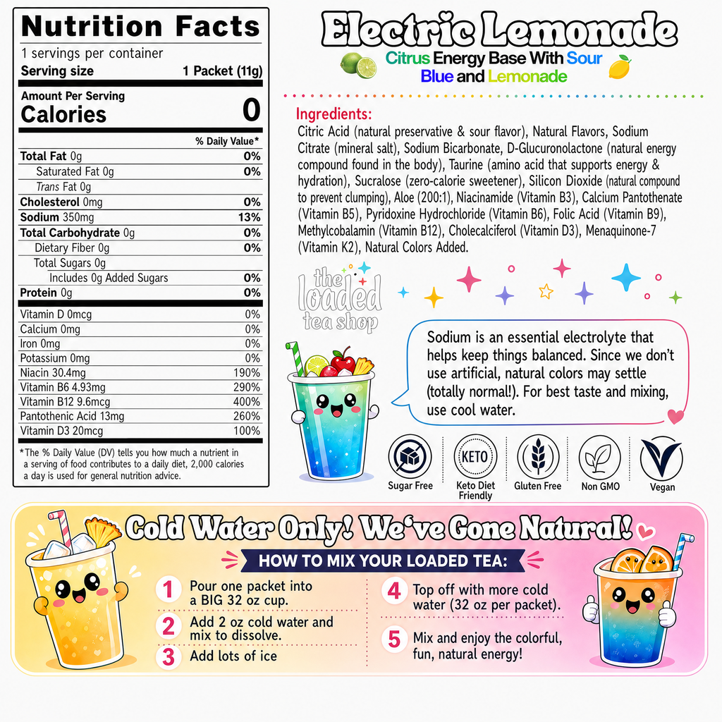 Electric Lemonade (Caffeine-Free) - Shop Tea Favorites