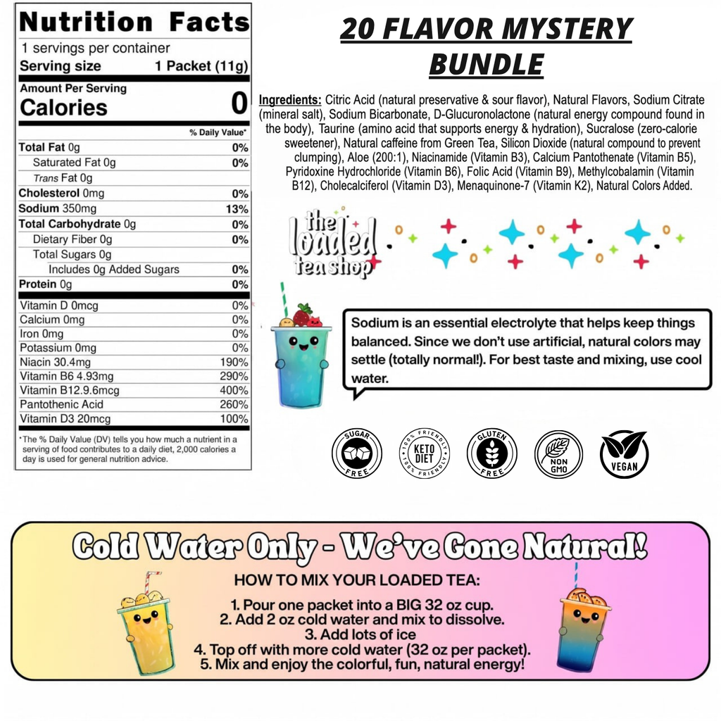 20 Flavor Mystery Bundle - Smooth Daily Sip